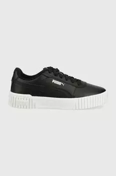 Детские кожаные кроссовки Puma Carina 2.0 Jr., черный