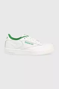 Детские кожаные кроссовки Reebok Classic CLUB C, белый
