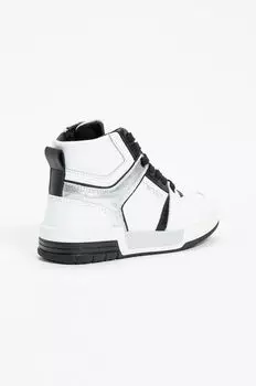 Детские кожаные кроссовки Twinset, белый