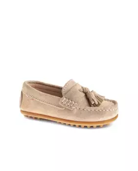 Детские кожаные лоферы Pablosky, натуральный