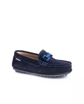 Детские кожаные лоферы Pablosky, синий