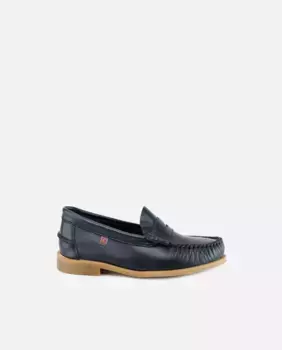 Детские кожаные мокасины в кастильском стиле Eli 1957, черный