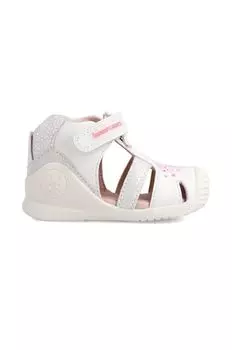 Детские кожаные сандалии Biomecanics, белый