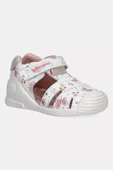 Детские кожаные сандалии Biomecanics, белый