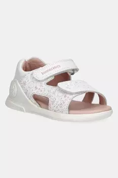 Детские кожаные сандалии Biomecanics, белый