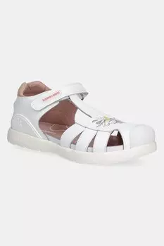 Детские кожаные сандалии Biomecanics, белый