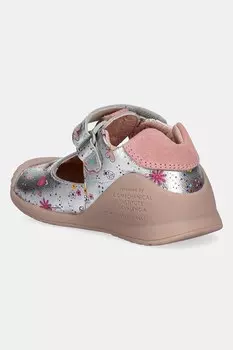 Детские кожаные сандалии Biomecanics, серебряный