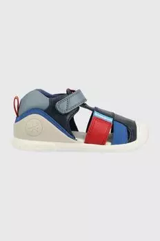 Детские кожаные сандалии Biomecanics, синий