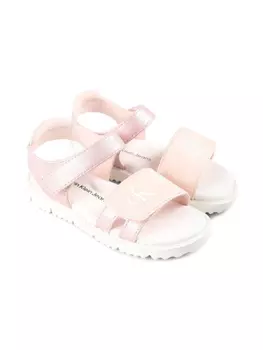 Детские кожаные сандалии Calvin Klein Calvin Klein Kids, розовый