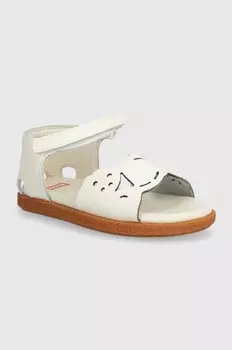 Детские кожаные сандалии Camper, белый