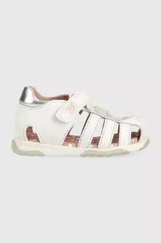 Детские кожаные сандалии Garvalin, белый