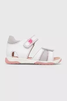 Детские кожаные сандалии Garvalin, белый