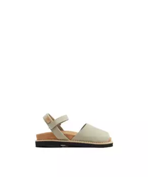 Детские кожаные сандалии Menorquina на анатомической подошве CASTELL MENORCA, бежевый