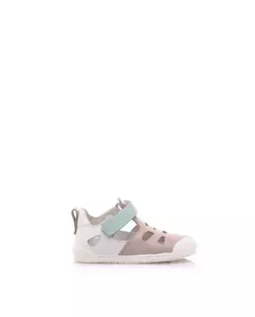 Детские кожаные сандалии с застежкой-липучкой Mustang, цвет Nude