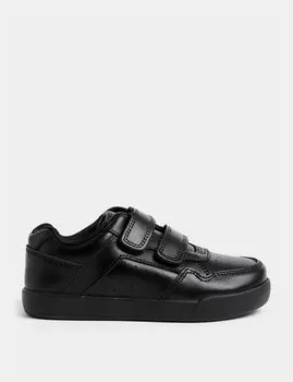 Детские кожаные школьные туфли Freshfeet (8 маленьких — 2 больших) Marks & Spencer, черный