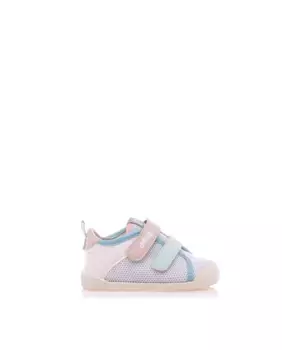 Детские кожаные тапочки с двойной клейкой застежкой Mustang, голубой