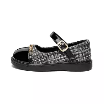 Детские кожаные туфли Детские низкие Belle, цвет Off White