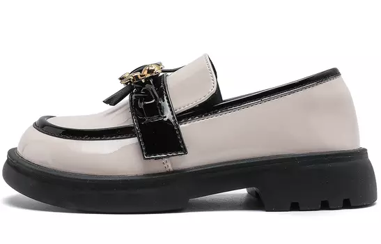 Детские кожаные туфли Детские низкие бежевые C°Banner, бежевый