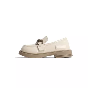 Детские кожаные туфли Детские низкие Navigare, бежевый