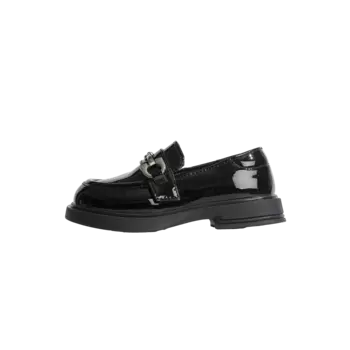 Детские кожаные туфли Детские низкие Navigare, черный