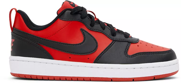 Детские красные и черные кроссовки Court Borough Low Recraft для больших детей Nike