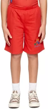Детские красные шорты с вышивкой Weekend House Kids