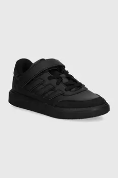 Детские кроссовки adidas COURTBLOCK EL C, черный
