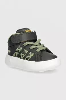 Детские кроссовки adidas GRAND COURT MID LionKing, черный