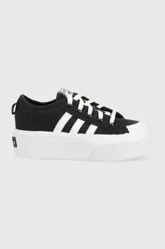 Детские кроссовки adidas Originals NIZZA PLATFORM C, черный