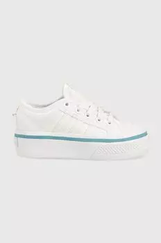Детские кроссовки adidas Originals NIZZA PLATFORM C, белый