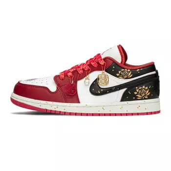 Детские кроссовки Air Jordan 1 Basketball Grade School, красный/черный/белый