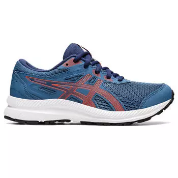 Детские кроссовки — ASICS Contend 8 GS — Azure/Cherry Tomato