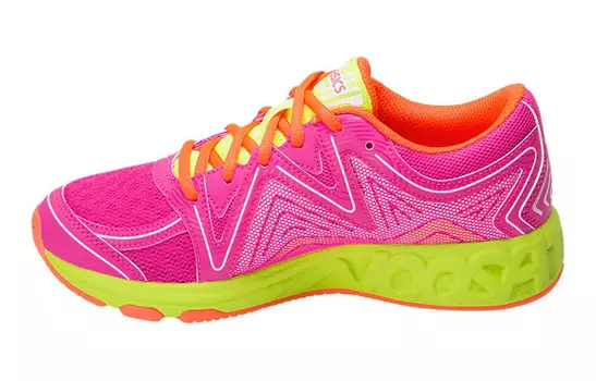Детские кроссовки Asics Grade School, розовый/зеленый
