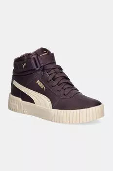 Детские кроссовки Carina 2.0 Mid WTR Jr. Puma, фиолетовый