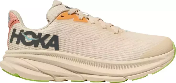 Детские кроссовки Clifton 9 для начальной школы HOKA, цвет Vanilla