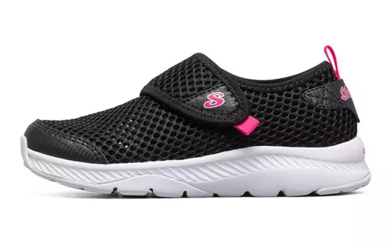 Детские кроссовки Comfy Grip GS Low-top черного/пудрового цвета Skechers