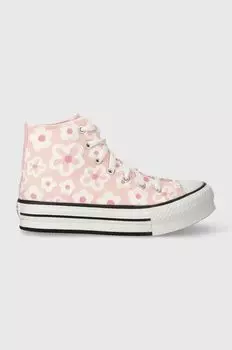 Детские кроссовки Converse, розовый