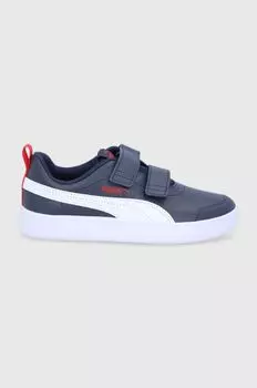 Детские кроссовки Courtflex v2 Puma, темно-синий