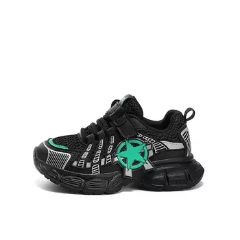 Детские кроссовки Детские низкие Jeep, черный/зеленый