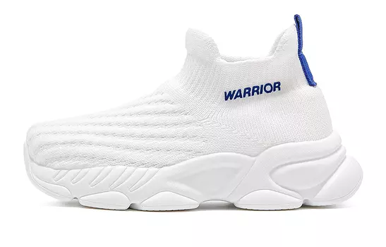 Детские кроссовки Детские низкие Warrior, белый/черный