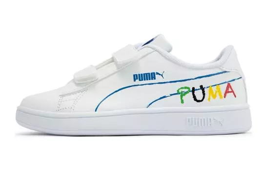 Детские кроссовки для крикета Puma Smash Kids, Blue and white