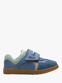 Детские кроссовки для малышей disco vibe Clarks, синий