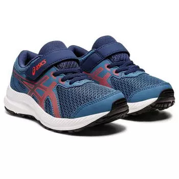 Детские кроссовки для мультиспорта — ASICS Gel-Contend 8 PS — Azure/Cherry Tomato
