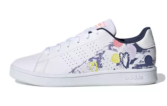 Детские кроссовки для скейтбординга ADVANTAGE Kids Low-top White/Royal Blue Adidas Neo