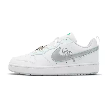Детские кроссовки для скейтбординга Court Borough GS Low-top Silver Blue Nike, белый