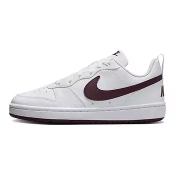 Детские кроссовки для скейтбординга Court Borough GS Low-top, белые/коричневые Nike, белый
