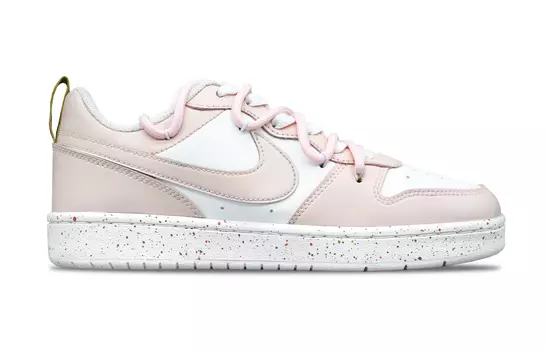 Детские кроссовки для скейтбординга Court Borough GS Low-top White Nike, цвет Lotus Color