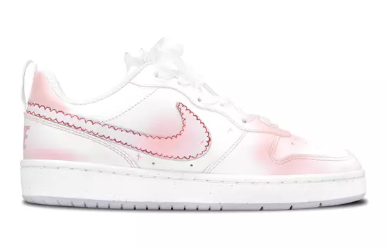 Детские кроссовки для скейтбординга Court Borough GS Low-top Pink Nike, розовый