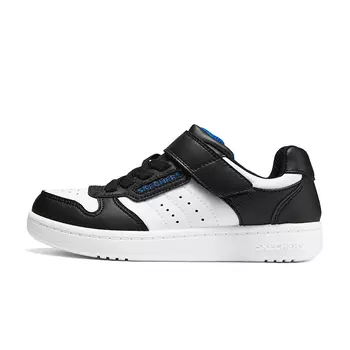 Детские кроссовки для скейтбординга, детские, низкие, черные/белые Skechers, черный/белый