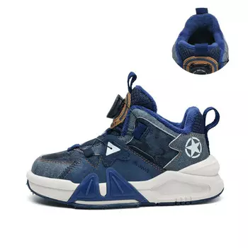 Детские кроссовки для скейтбординга, детские, среднего размера, серые/белые Jeep, синий